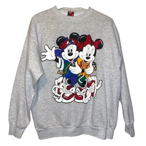Disney Mickey Mouse & Minnie Mouse vintage crewneck sweatshirt XL